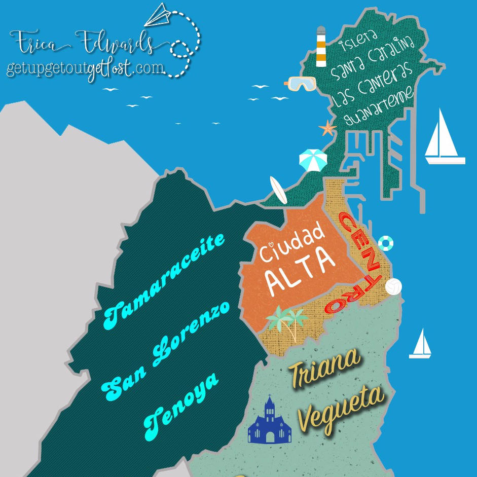 Las Palmas de Gran Canaria Barrios Neighborhoods