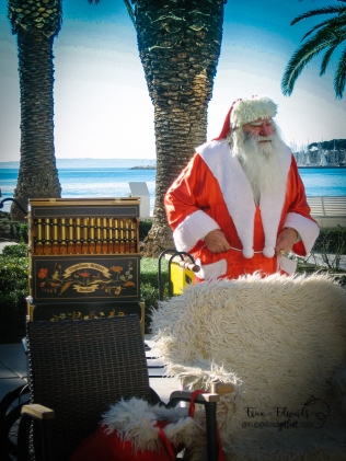 Santa Claus at the Beach