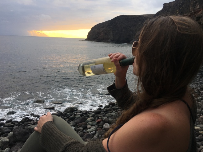 Sweet, White Volcanic Wine from the Canary Islands (Spain)