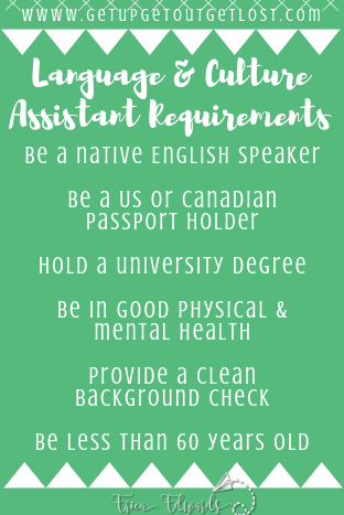 Language Assistant Requirements