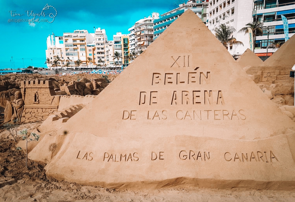 Las Canteras Sand Sculpture Nativity Scene 2