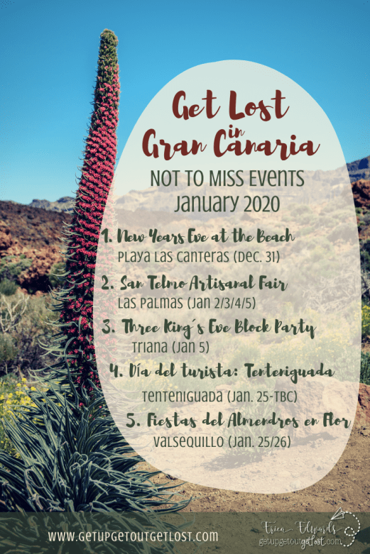 Get Lost in Gran Canaria Events Calendar January 2020